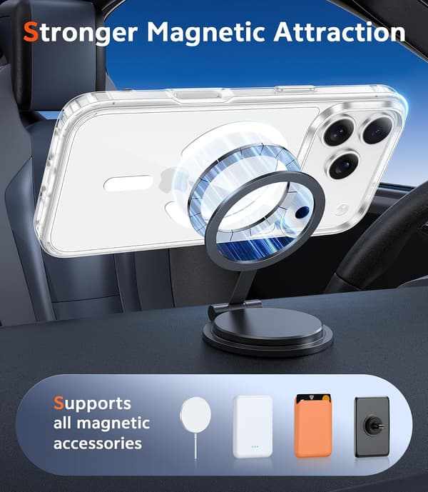 Two Phone Cases and Two Screen Protectors Included, Suitable for iPhone 17 Pro Max