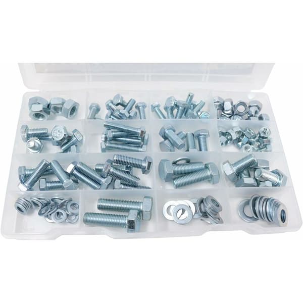Excellent M6 M8 M10 Hex Bolts and Washer Set 128pcs
