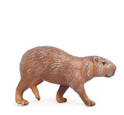 Simuleringslegetøj til børn, model af vilddyret capybara, statisk solid plast, type C
