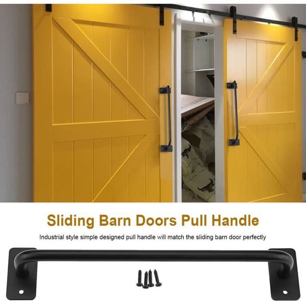 Industrial Barn Style Sliding Door Handle Garage Shed Hardware (L)