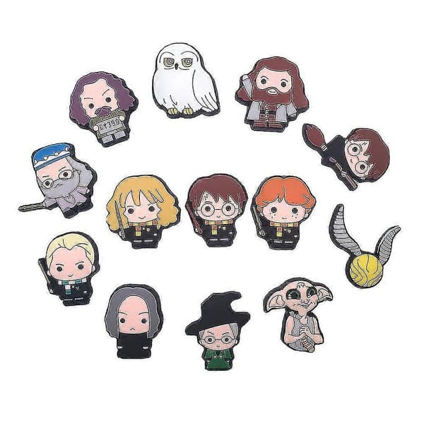 17 stk Harry Potter Sko Dekoration Charms til Børn Voksne Crocs Sko DIY Tilbehør