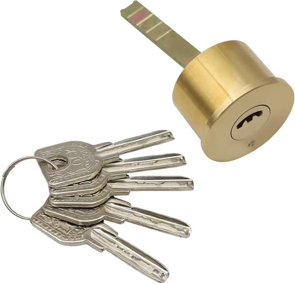 Hemmasäkerhetsskydd Vertikal Nyckelcylinder Deadbolt Fälgslås Set