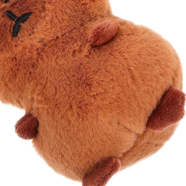 Plysj Capybara Nøglering Charme, Udstoppede Fluffy Capybara Vedhæng