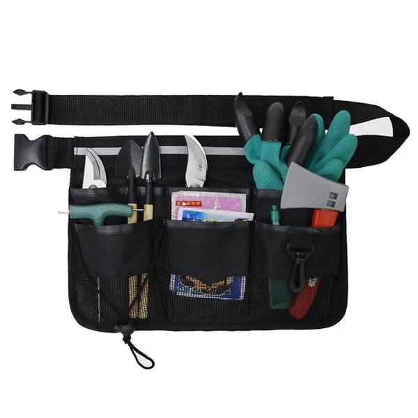 Garden Belt Waist Bag, Multi-Pocket Tool Bag, Professional