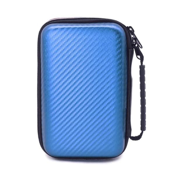 Velegnet til Nintendo 3DS XL/New 3DS bæretaske - hård rejsetaske - blå