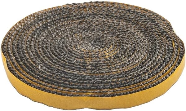 Dørtape 4m Tykkelse Pejs Glasforsegling Længde 10mm Bredde 2mm