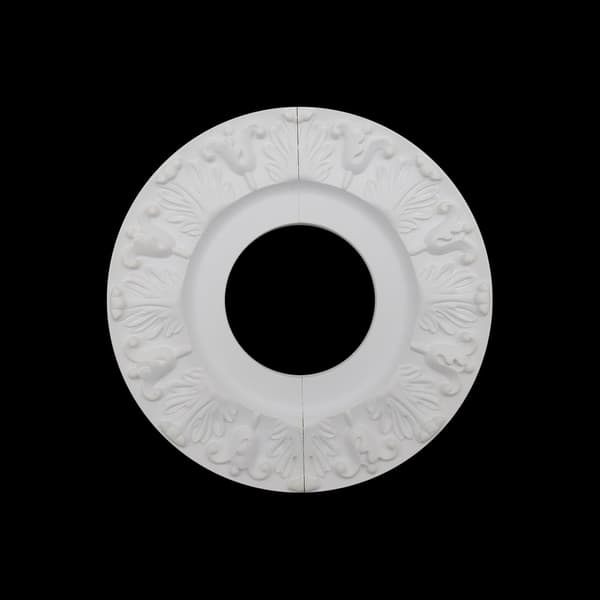 Hvide Split Loftrosetter 2 stk., 10\" OD x 3.86\" ID White 10x3.86 Inch