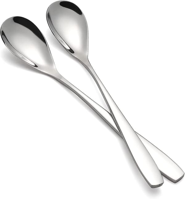 Äggskedar för löskokta ägg, rostfritt stål, 14 cm, 6-pack (FMY)