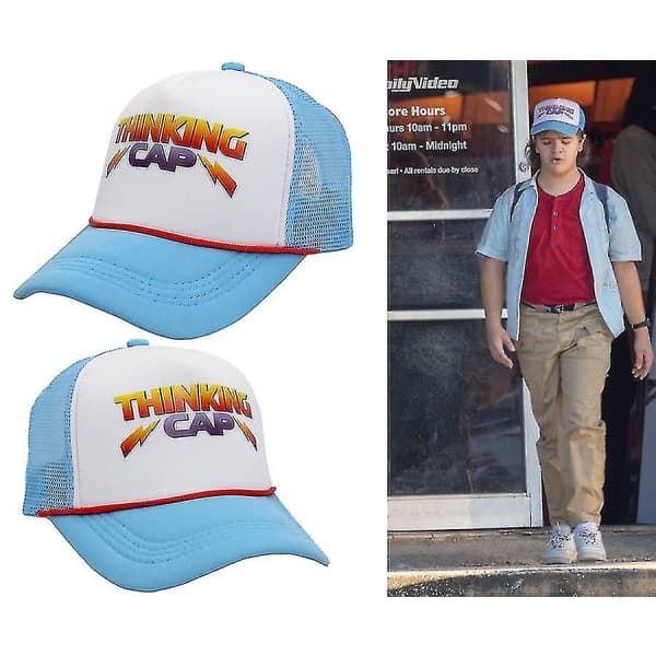 Stranger Things sæson 4 Hellfire Club Dustin cosplay-hat Tænkehat-FA-