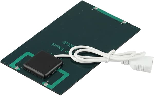 USB-oplader Udendørs Camping Vandring Telefonopladning Bærbart Solpanel 2,5W Polykrystallinsk Silicium til Sort
