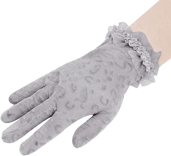 Grå - Damehandsker Blonde Bryllupshandsker Sommer Solhandsker Kørehandsker Elegante Balhandsker Aftenhandsker