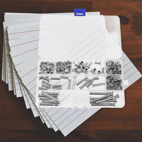 80pcs Album Scrapbook Extension Posts - Replacement Binding Screws for Refillable Photo Album with Post Binding