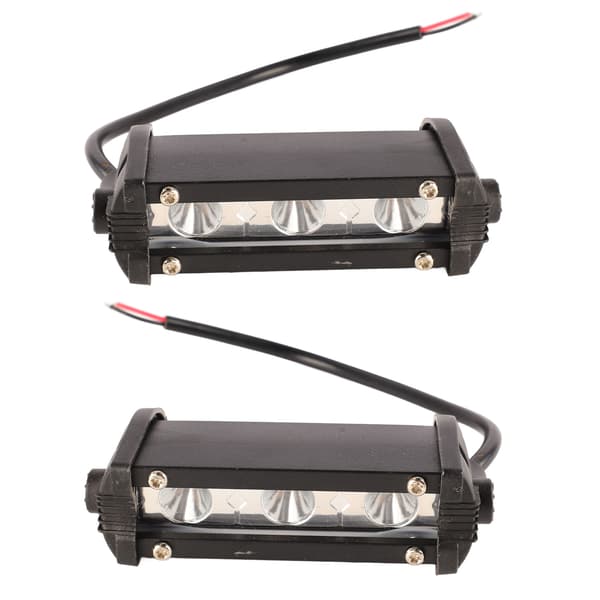 9W Motorcycle LED Spot Driving Light Single Row Strong Extra Headlight in Aluminum Alloy