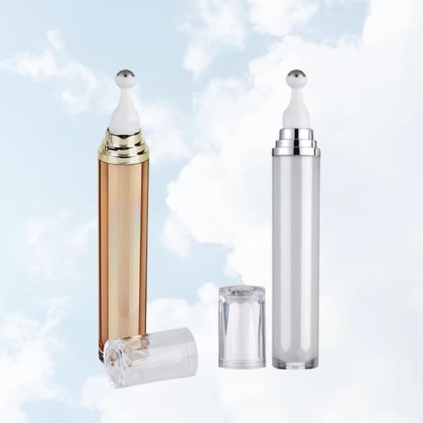 20 ml Roller Ball Flaskor, Läckagesäker Plast Påfyllningsbar Rese 2-pack