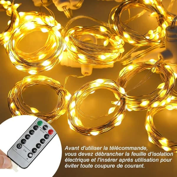 Gardinlys, 3 x 3 m 300 LED gardinlys, 8 varmhvite lysmoduser Egnet for bryllup, hage, romdekorasjon-