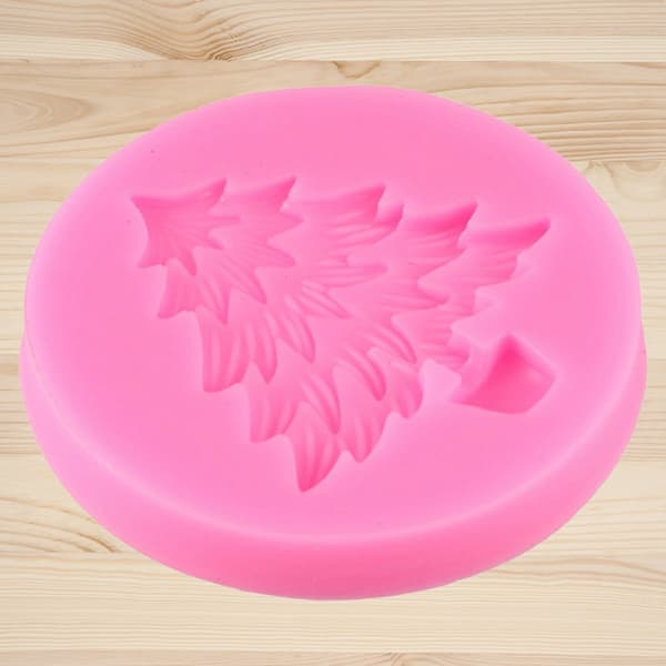 Jule-silikonbakeform DIY Flere dekorative kakefondant-sjokoladeformer (#19)