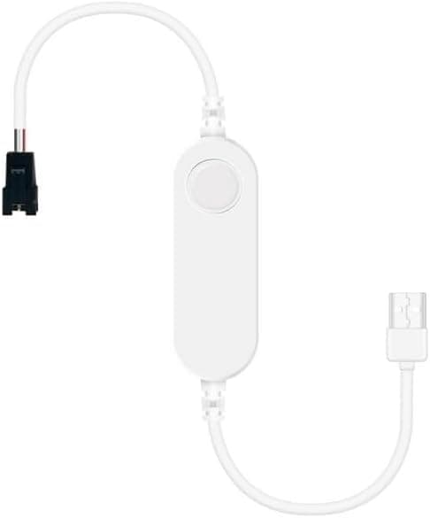 RGB Mini Strips, ESP32 og musiktilstandsmikrofon, DC, IP20, LED digital controller til WLED-applikation, via 12-24V hvid mm