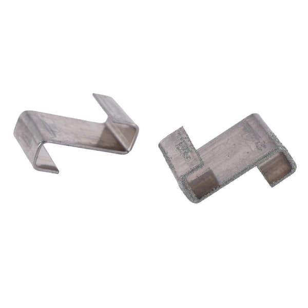 100 stk Rustfrie festeklips for drivhusglass