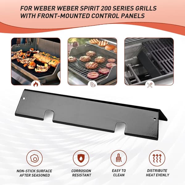Flavorizer Bars for Weber Spirit II E210 S210 Grills, 15.3 \" Upgrade 7635/2-3PCX{bt} 7635/2-3PCX-FF- 7635/2-3PCX - 7635/2-3PCX -
