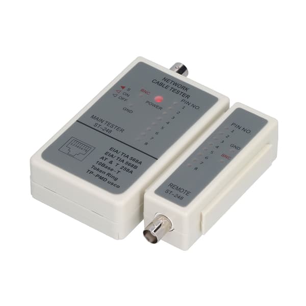 248 Automatic Scanner Cable Tester RJ45 RJ12 RJ11 Network Cable Detector Tracker DC 9V