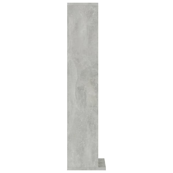 vidaXL CD-hylle betonggrå 21x20x88 cm konstruert tre grå grå