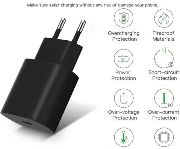 25W Samsung Hurtigoplader Adapter & Kabel USB-C 2m