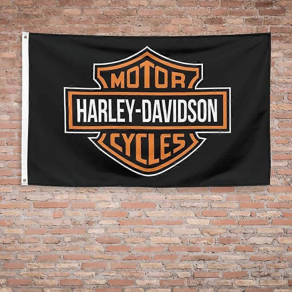 Til Harley Davidson-fans 3x5 ft Flag Banner [JUN]