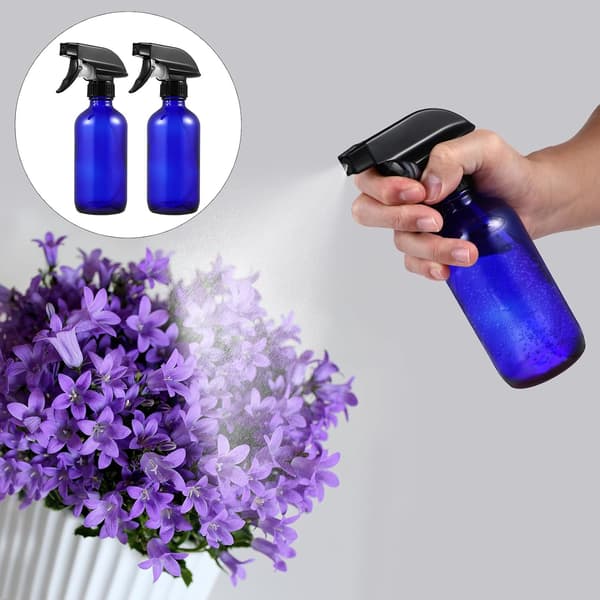 2 kpl 230 ml lasinen suihkepullo kosmeettisille voiteille ja puutarhanhoitoon