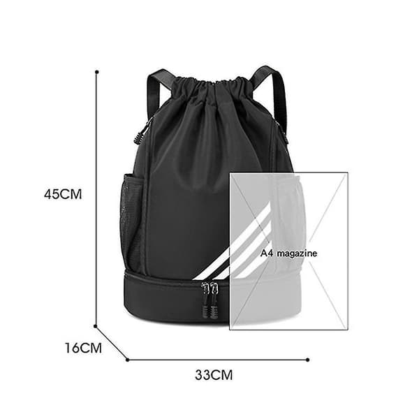 Drawstring Backpack, Lightweight Sports Bag, Large Capacity, Travel Bag, Waterproof Gym Backpack
