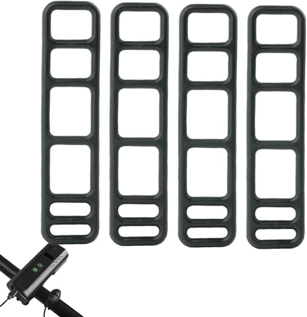 Elastisk silikonstropp for sykkellykt - Styreholder - Tilbehør for front- og baklys