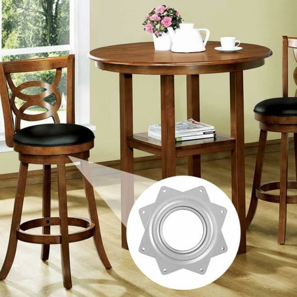 1 stk. Roterende plate med kulelager, svingbar plate, svingbar base