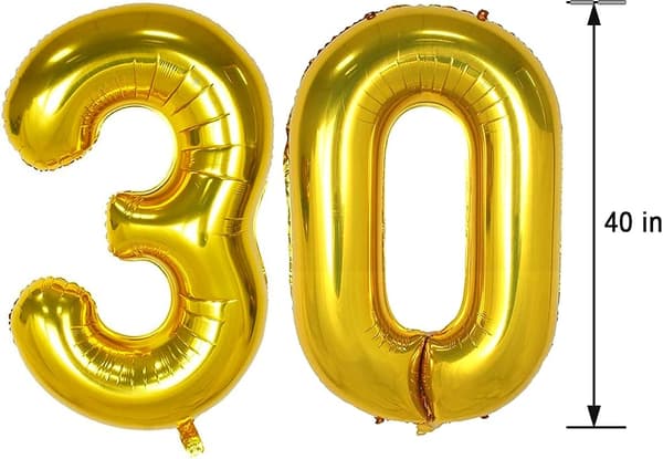 30-vuotisjuhlakoriste, 30-vuotisjuhlapallot