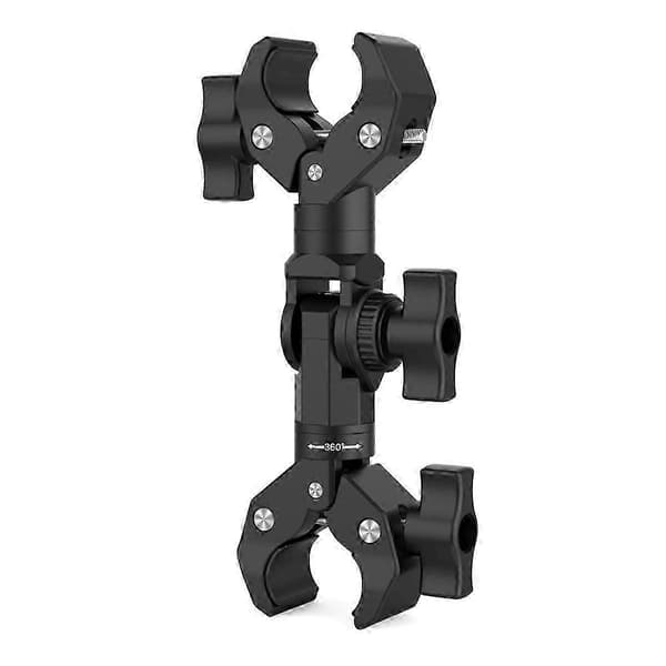 Dubbel Klämfäste Magisk Arm Klämma för insta 360