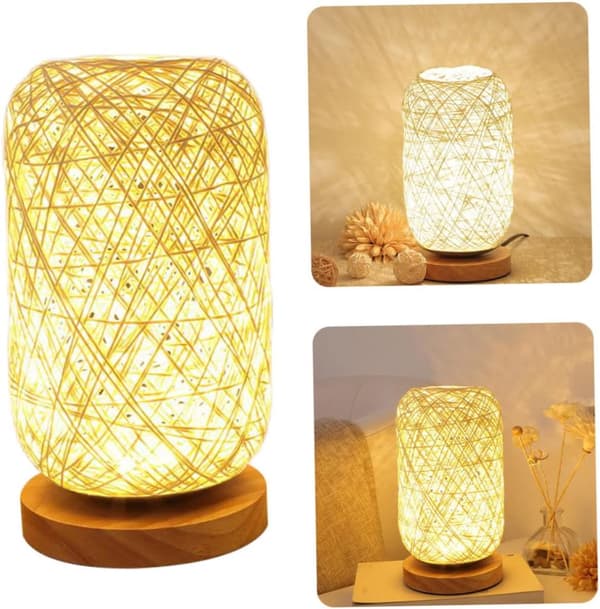 Retro nattbordslampe