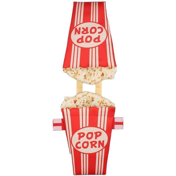 Popcornkostume til voksne til Halloweenfester - One Size passer de fleste, sjovt mad-tema kostume til karnevaler, cosplay og temaevents