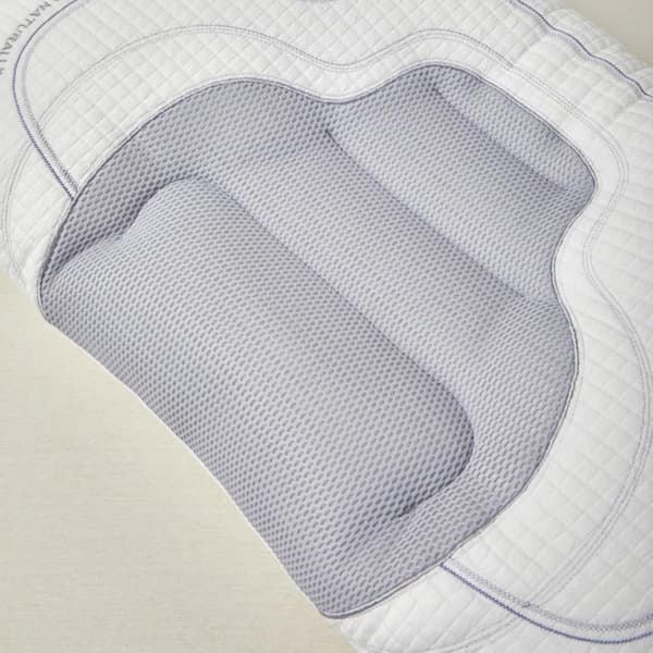 Breathable Massage Neck Pillow for Adults - Adjustable Inflatable Neck Pillow with Air Cushion Designed for Sleep