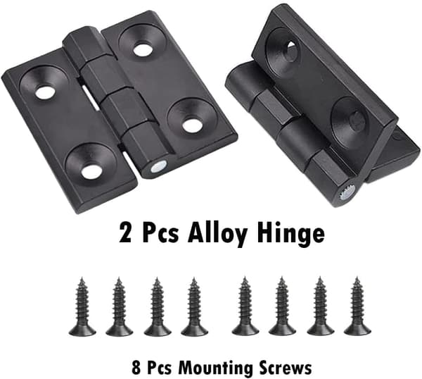 2 stk. dørhængsler, skabshængsler, skabsdørhængsler, foldbart C
