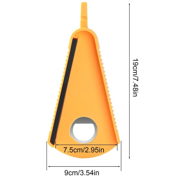 3 i 1 Multifunksjonell Flaskeåpner, Multifunksjonell Boksåpner, Flaskeåpner Sklisikker Gummistriperemåpner