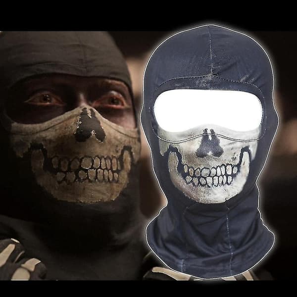 Call of Duty 19 COD19 Mask Hodeplagg Ghost Squad Hodeskalle Hodeplagg