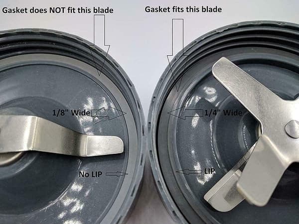 6 Blender Gaskets - Sealing Rings for NutriBullet 600W/900W - Replacement Rubber Rings