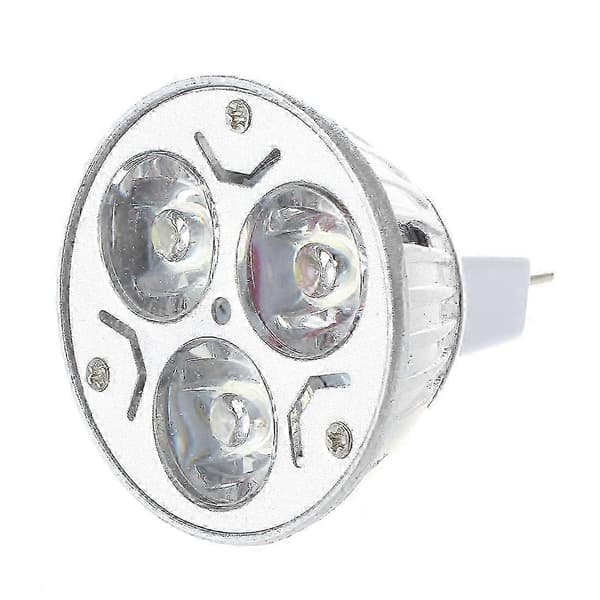 MR16 GU5.3 12V Kaldhvit Lyspære 3x1W Cool White Cool White