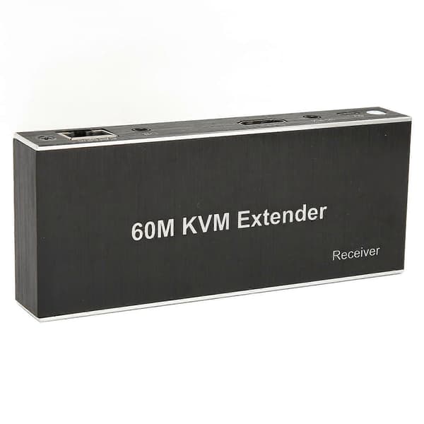 60m KVM Extender Multifunktionel 1080P 60Hz HD Multimedia Interface KVM USB Extender til TV DVD-afspiller PC 100-240V