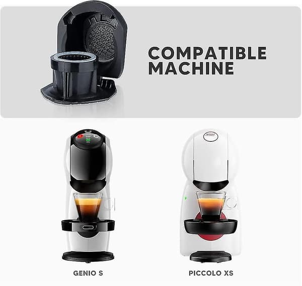 Kapseladapter Kompatibel Med Nespresso Dolce Gusto, Kaffekapselkonverterer, Integrert Oppfellbart Kaffemaskintilbehør