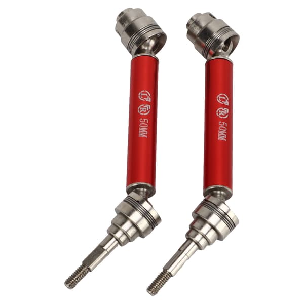 1 par RC forreste drivaksel Stål Aluminiumlegering Rustfri 1/10 forreste transmissionsaksel til TRAXXAS Rød