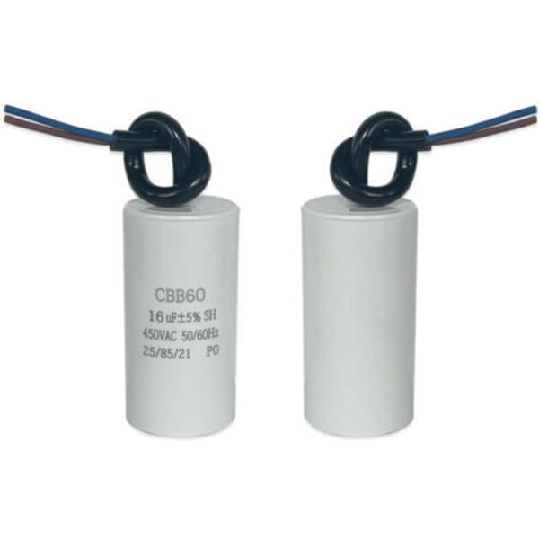 CBB60 16uF 450V 50/60Hz Startkondensator til kompressormotor og vandpumpe