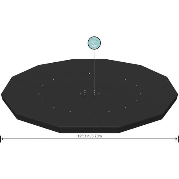 4-sæsoners overtræk til rund pool over jorden, diameter 366 cm