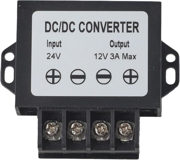 DC til 3A inn og bruk spenningsregulatoromformer 24V 12V for pålitelig strømkonvertering bil solenergi
