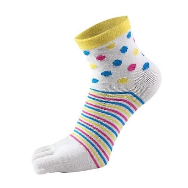 Women's Toe Socks, 5 Toes, Cotton, Casual, Athletic, 6-Pack
