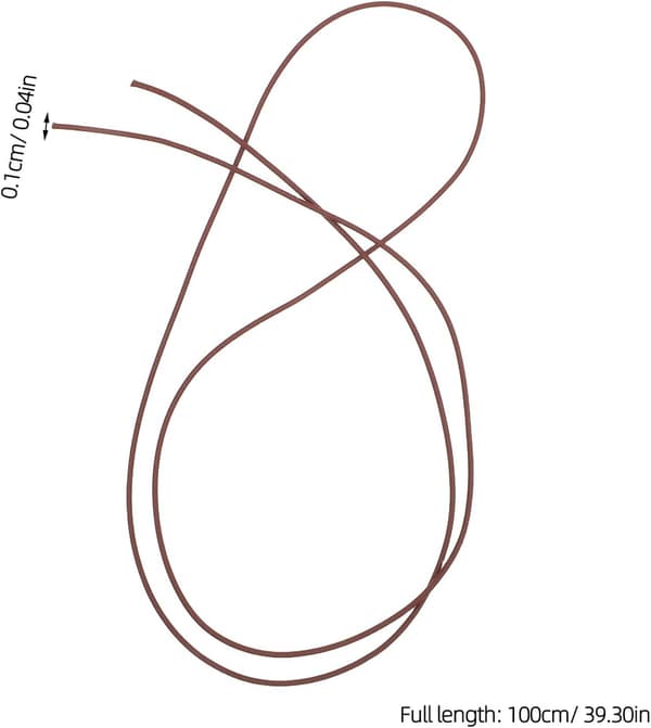 15 stk. elastisk snor til notesbog, dagbog, planlægger, bogmærke, scrapbog, bogbinding