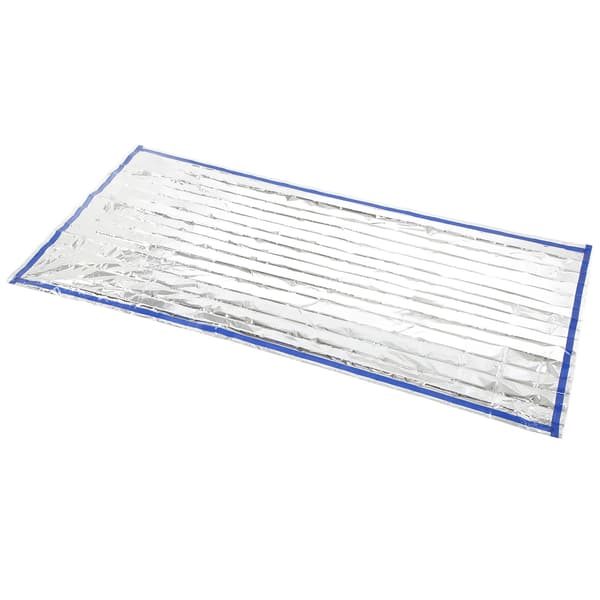 Survival Blanket Waterproof Foldable Emergency Thermal Blanket for Outdoor Camping Hiking Silver 200x100cm